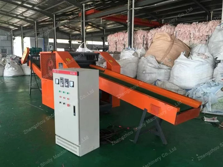 Textile waste cutting machine applications