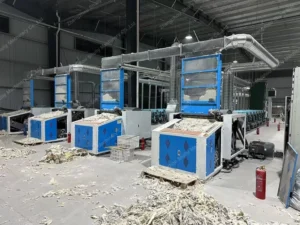 fabric recycling machine plant in India