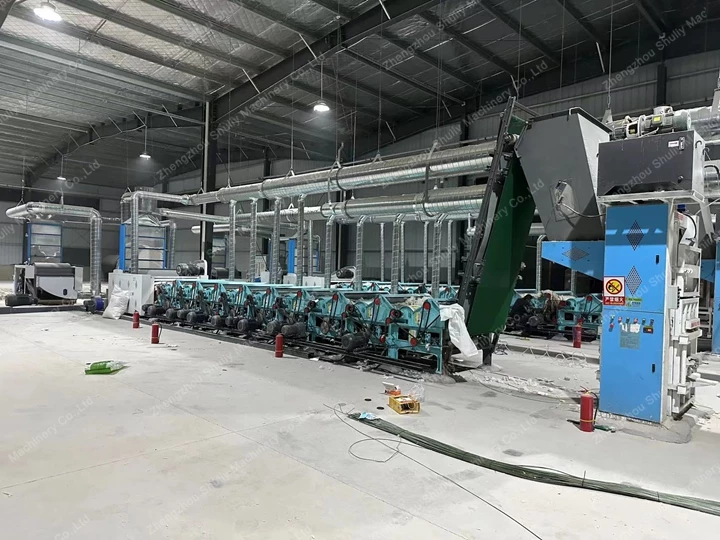 Large fabric recycling plant in india